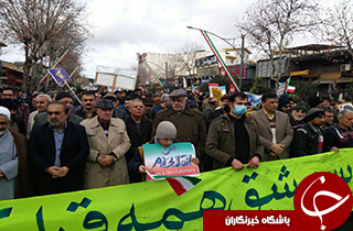 آغاز راه پیمایی 22 بهمن در گلستان