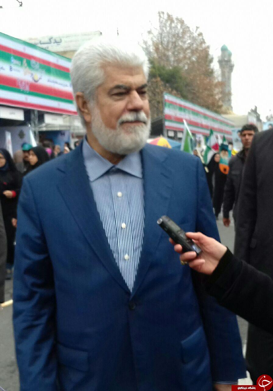 حضور مسوولین نظام در راهپیمایی 22 بهمن 95 +تصاویر