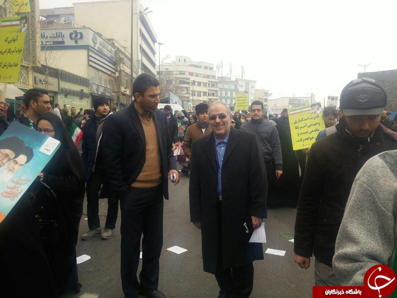 حضور مسوولین نظام در راهپیمایی 22 بهمن 95 +تصاویر