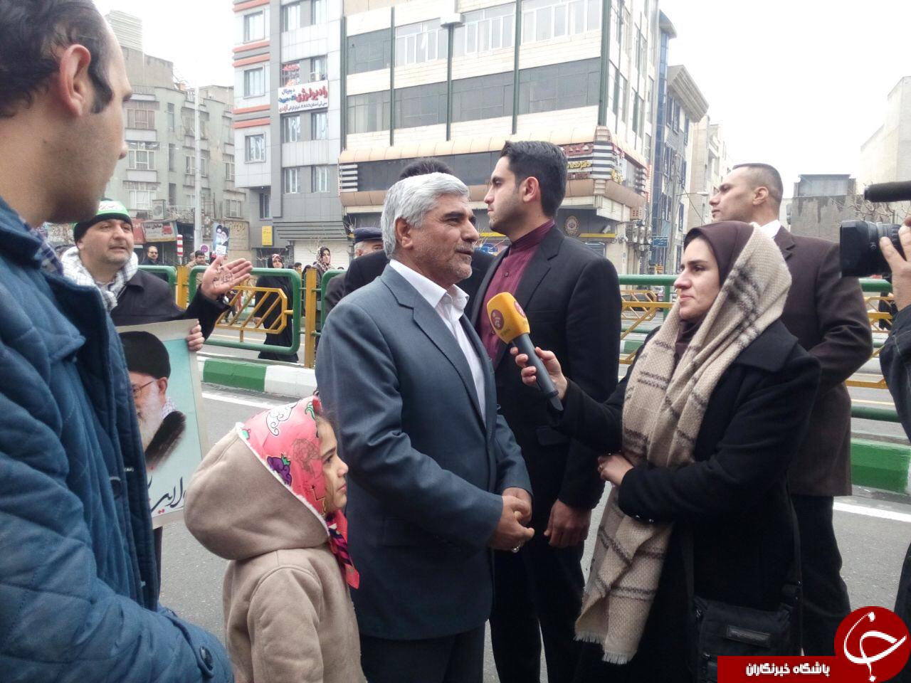 حضور مسوولین نظام در راهپیمایی 22 بهمن 95 +تصاویر