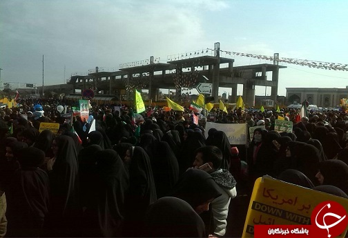 آغاز حرکت حماسه ساز مردم خاستگاه انقلاب +تصاویر