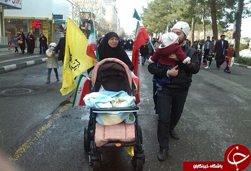 آغاز حرکت حماسه ساز مردم خاستگاه انقلاب +تصاویر
