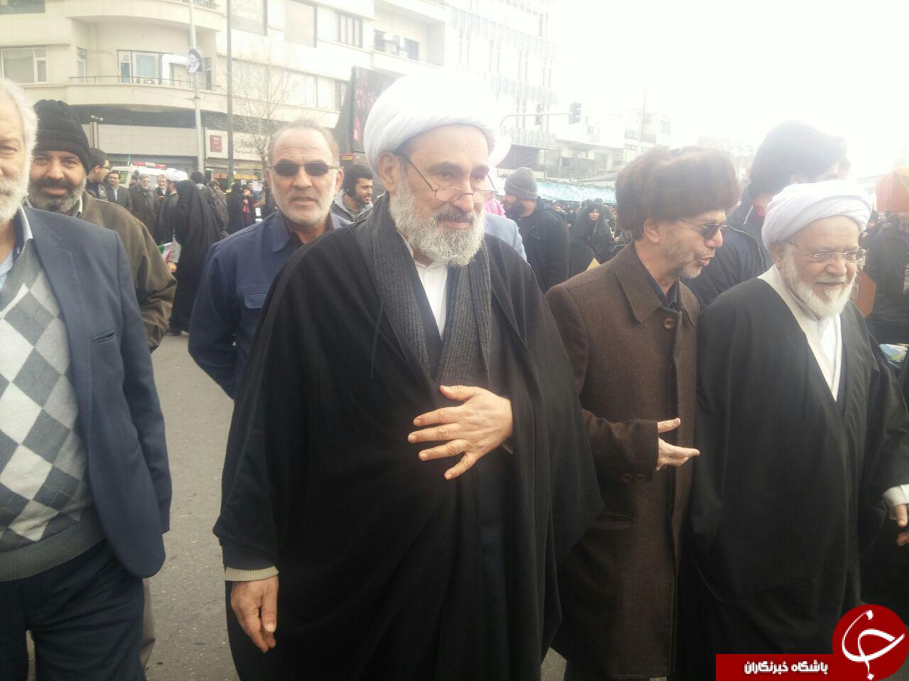 حضور مسوولین نظام در راهپیمایی 22 بهمن 95 +تصاویر
