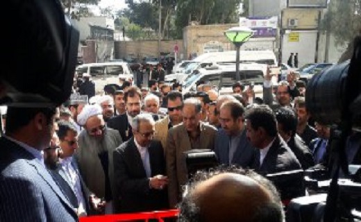 افتتاح مجتمع تجاری و پارکینگ طبقاتی حافظ در زاهدان