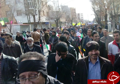 تصاویری از راهپیمایی یوم الله 22 بهمن در شهرکرد (1)
