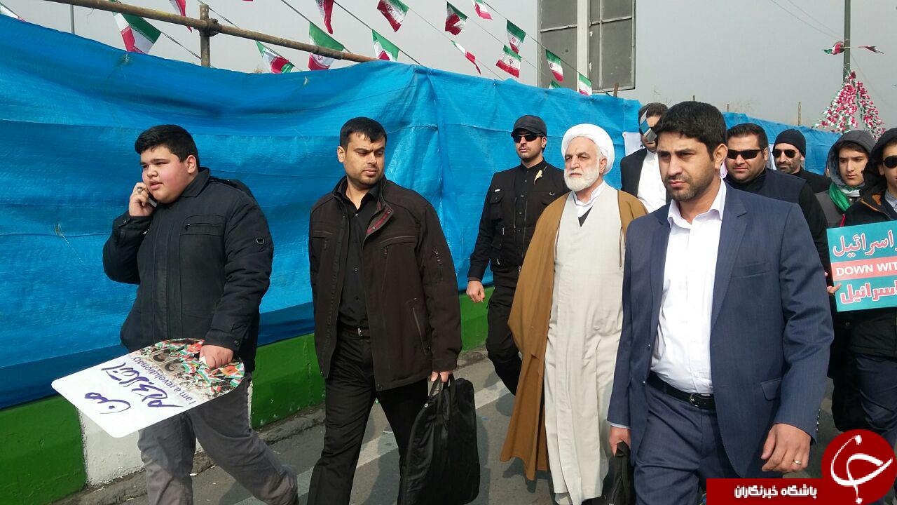 حضور مسوولین نظام در راهپیمایی 22 بهمن 95 +تصاویر