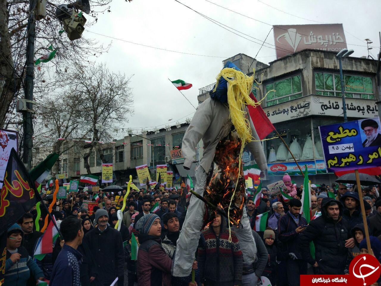 حماسه همدلی مردم مازندران در راهپیمایی 22 بهمن