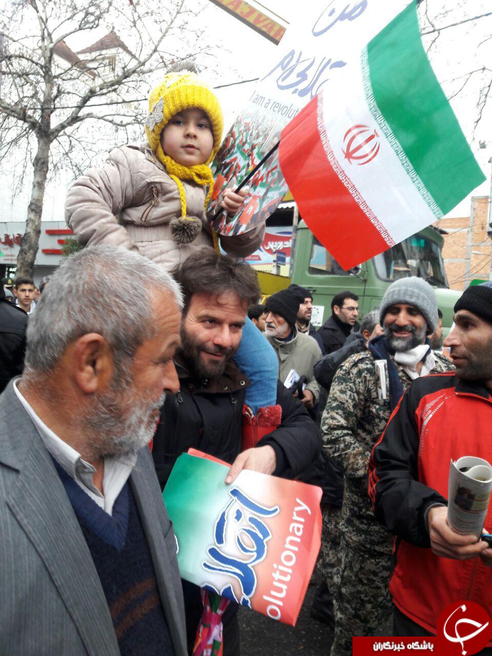 حماسه همدلی مردم مازندران در راهپیمایی 22 بهمن