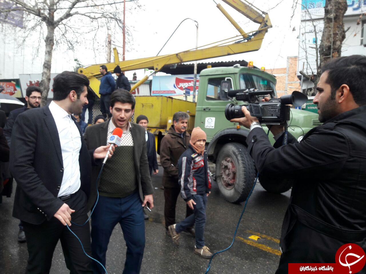 حماسه همدلی مردم مازندران در راهپیمایی 22 بهمن