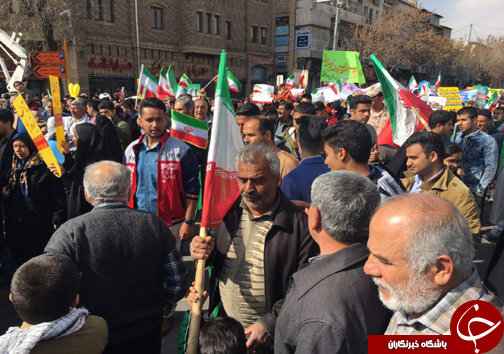 فریاد استقلال، آزادی، جمهوری اسلامی در فارس طنین انداز شد+تصاویر