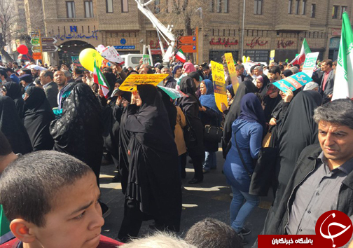 فریاد استقلال، آزادی، جمهوری اسلامی در فارس طنین انداز شد+تصاویر