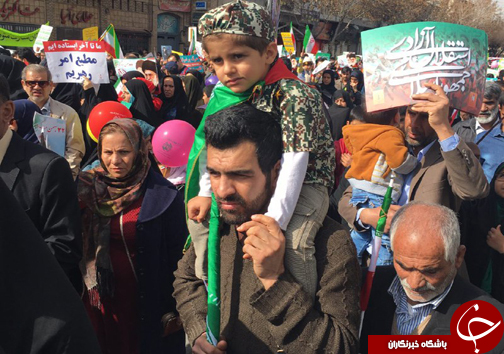فریاد استقلال، آزادی، جمهوری اسلامی در فارس طنین انداز شد+تصاویر