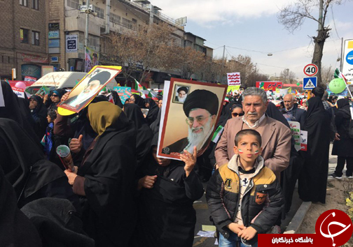 فریاد استقلال، آزادی، جمهوری اسلامی در فارس طنین انداز شد+تصاویر