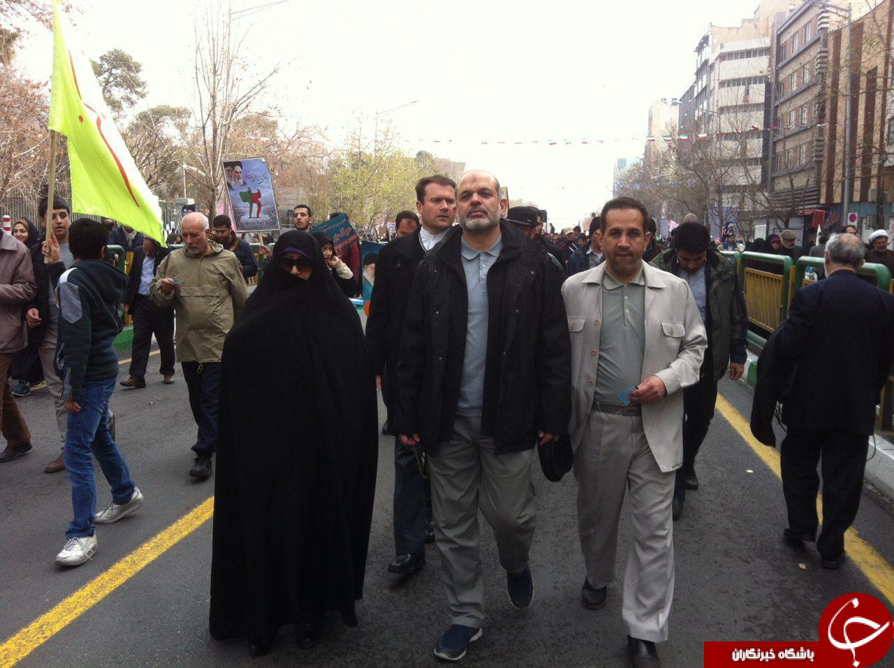 حضور مسوولین نظام در راهپیمایی 22 بهمن 95 +تصاویر