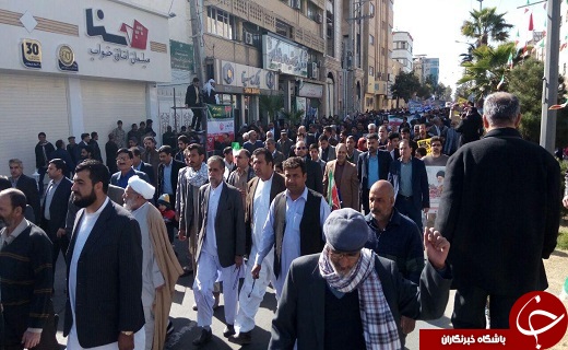 حضور پر شور مردم انقلابی سیستان و بلوچستان در راهپیمایی 22 بهمن/نمایشی از وحدت و همبستگی+تصاویر
