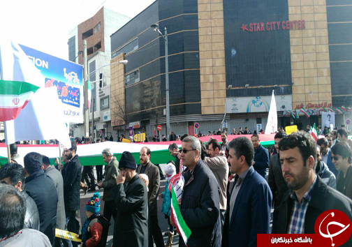 تصاویری از راهپیمایی یوم الله 22 بهمن در شهرکرد (1)