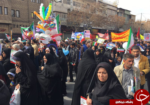 فریاد استقلال، آزادی، جمهوری اسلامی در فارس طنین انداز شد+تصاویر