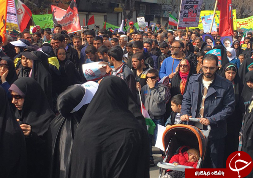 فریاد استقلال، آزادی، جمهوری اسلامی در فارس طنین انداز شد+تصاویر