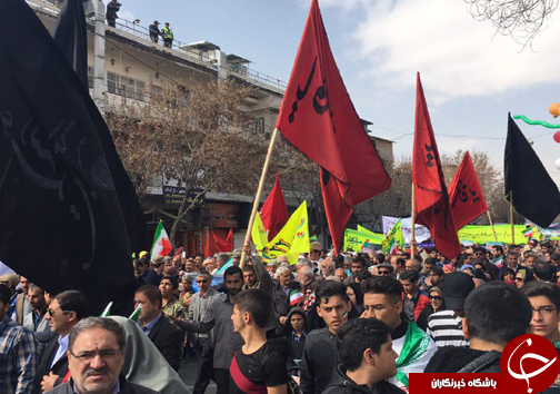 فریاد استقلال، آزادی، جمهوری اسلامی در فارس طنین انداز شد+تصاویر
