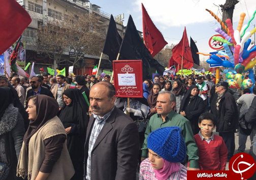 فریاد استقلال، آزادی، جمهوری اسلامی در فارس طنین انداز شد+تصاویر