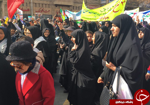 فریاد استقلال، آزادی، جمهوری اسلامی در فارس طنین انداز شد+تصاویر