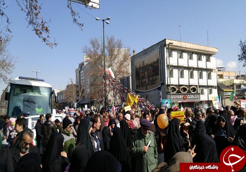 راهپیمای با شکوه 22 بهمن به روایت تصویر