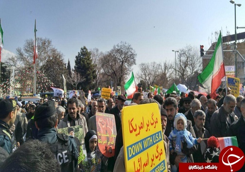 راهپیمای با شکوه 22 بهمن به روایت تصویر