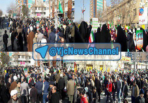 حماسه همدلی مردم سراسر ایران در راهپیمایی 22 بهمن