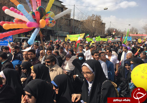 فریاد استقلال، آزادی، جمهوری اسلامی در فارس طنین انداز شد+تصاویر