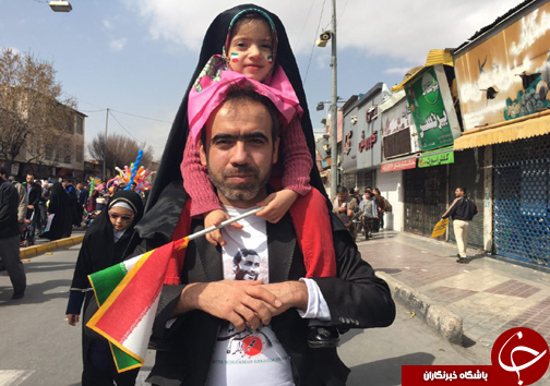 فریاد استقلال، آزادی، جمهوری اسلامی در فارس طنین انداز شد+تصاویر