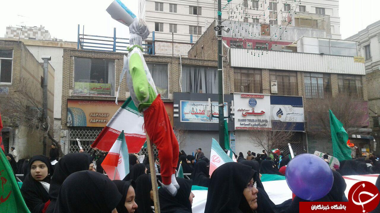 حضور پرشور مردم مشهد در راهپیمایی 22 بهمن + تصاویر