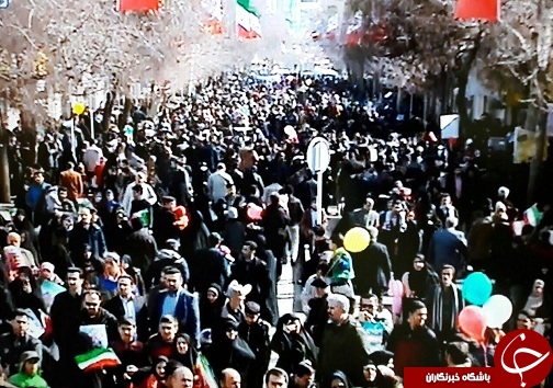 راهپیمای با شکوه 22 بهمن به روایت تصویر