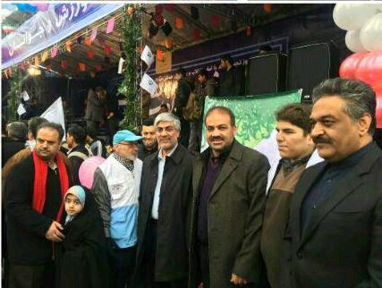 حضور مسئولان و قهرمانان ورزشی در مراسم راهپیمایی 22 بهمن + تصاویر