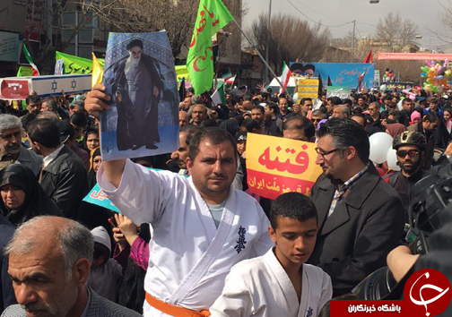 حضور ورزشکاران استان فارس در راهپیمایی 22 بهمن ماه