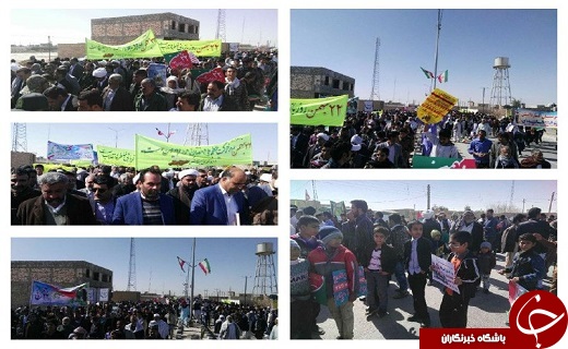 حضور پر شور مردم انقلابی سیستان و بلوچستان در راهپیمایی 22 بهمن/نمایشی از وحدت و همبستگی+تصاویر