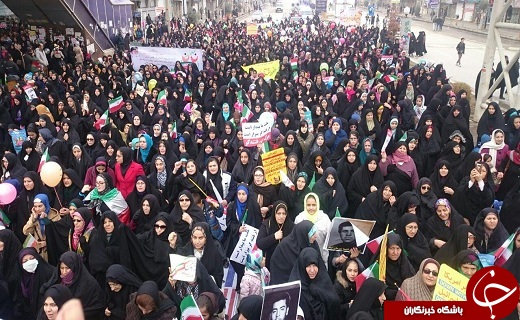 شرکت قریب به 350 هزار نفر از مردم قزوین در راهپیمایی 22 بهمن