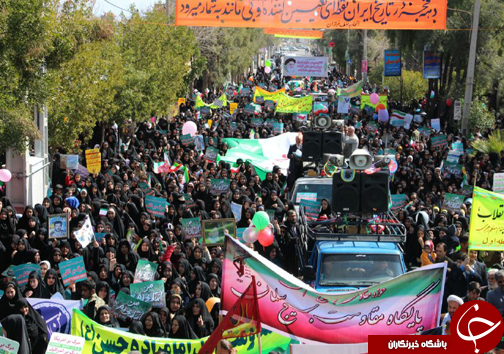 فریاد استقلال، آزادی، جمهوری اسلامی در فارس طنین انداز شد+تصاویر