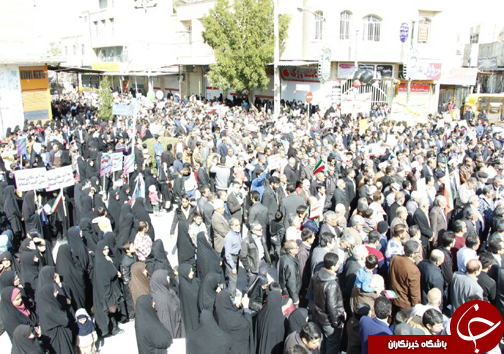 فریاد استقلال، آزادی، جمهوری اسلامی در فارس طنین انداز شد+تصاویر