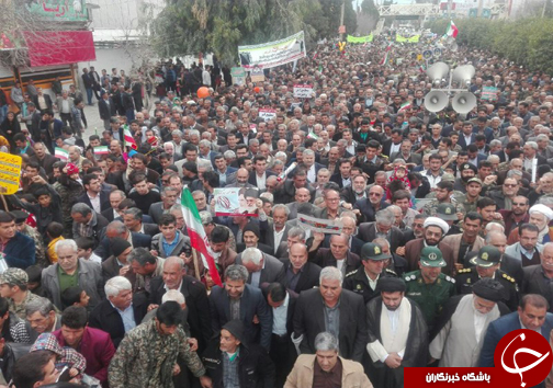 فریاد استقلال، آزادی، جمهوری اسلامی در فارس طنین انداز شد+تصاویر