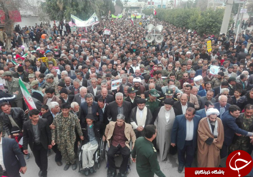 فریاد استقلال، آزادی، جمهوری اسلامی در فارس طنین انداز شد+تصاویر