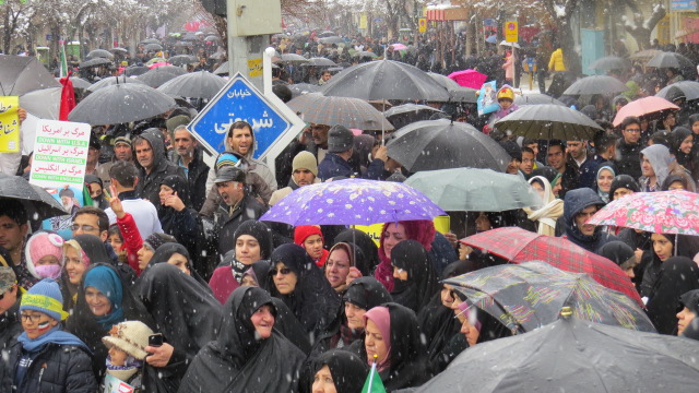 راهپیمایی 22 بهمن در همدان به روایت تصویر(2 )
