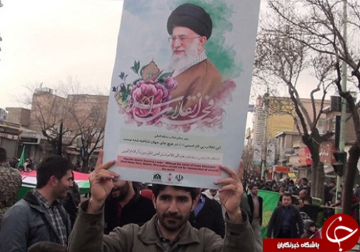 جلوه های ویژه از راهپیمایی 22 بهمن 95  در کردستان