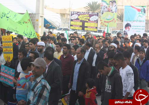 فریاد استقلال، آزادی، جمهوری اسلامی در فارس طنین انداز شد+تصاویر