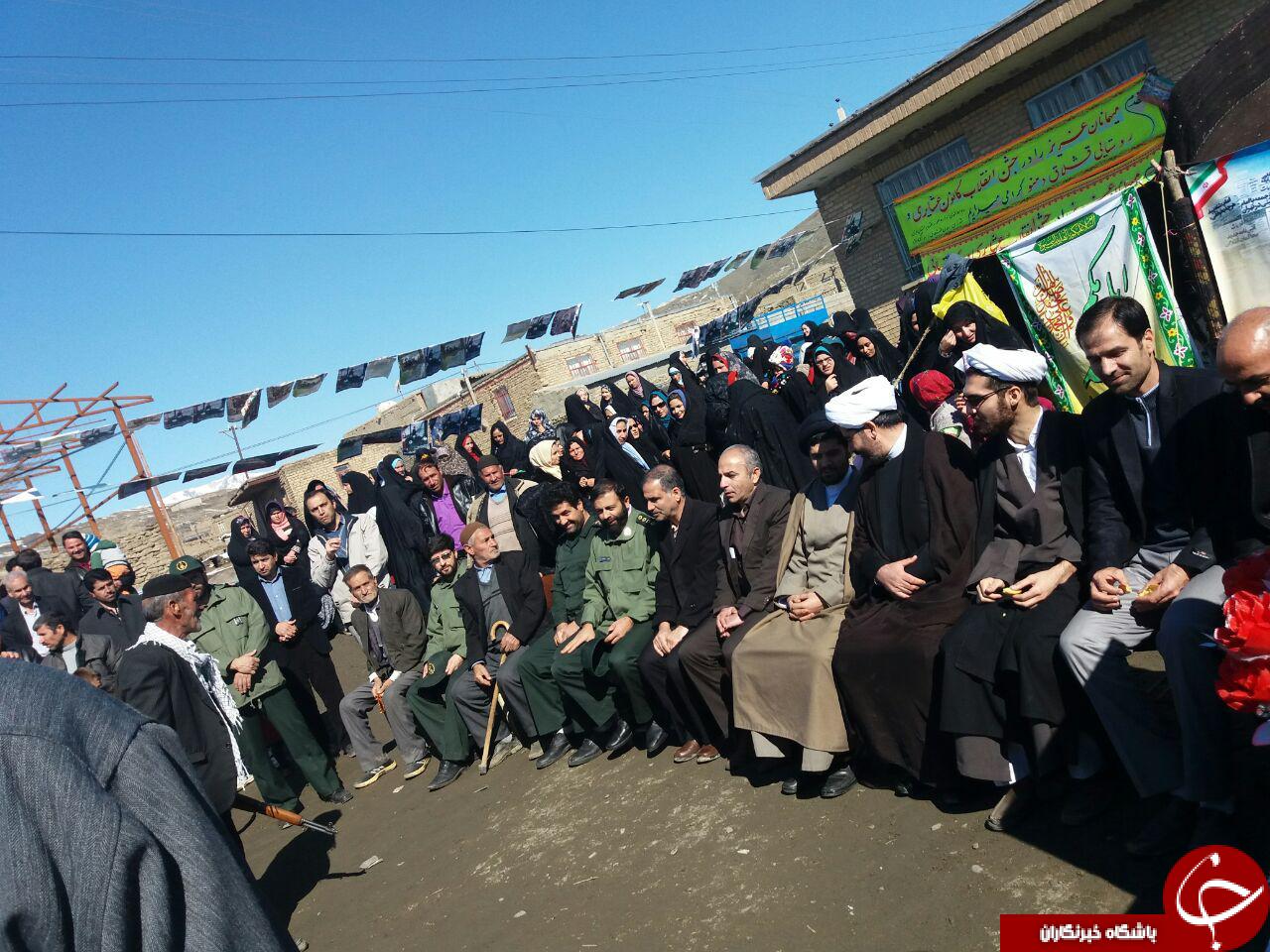 جشن پیروزی انقلاب در روستای قشلاق دهنو + تصاویر