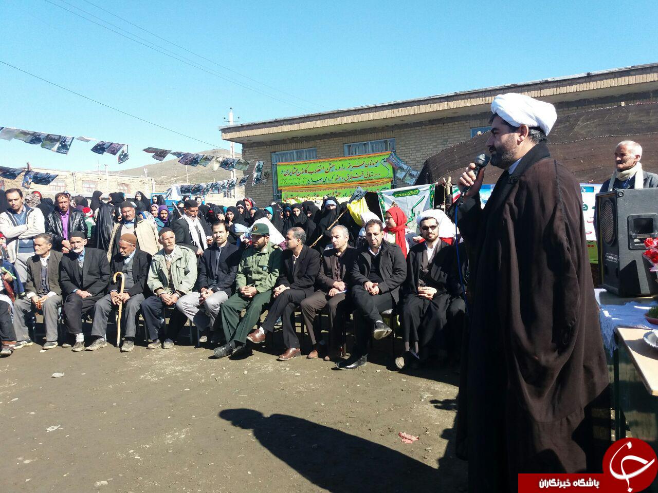 جشن پیروزی انقلاب در روستای قشلاق دهنو + تصاویر