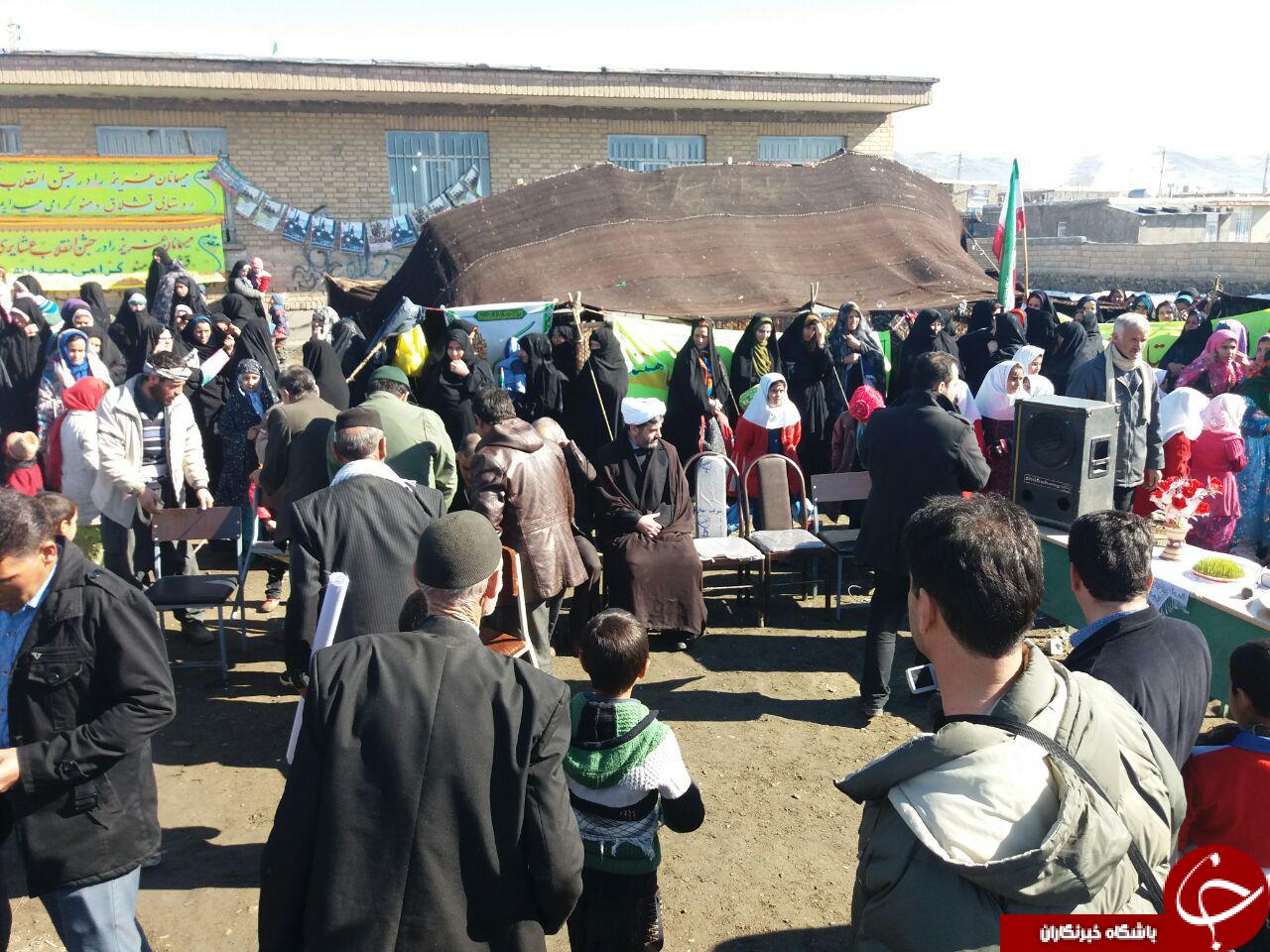 جشن پیروزی انقلاب در روستای قشلاق دهنو + تصاویر