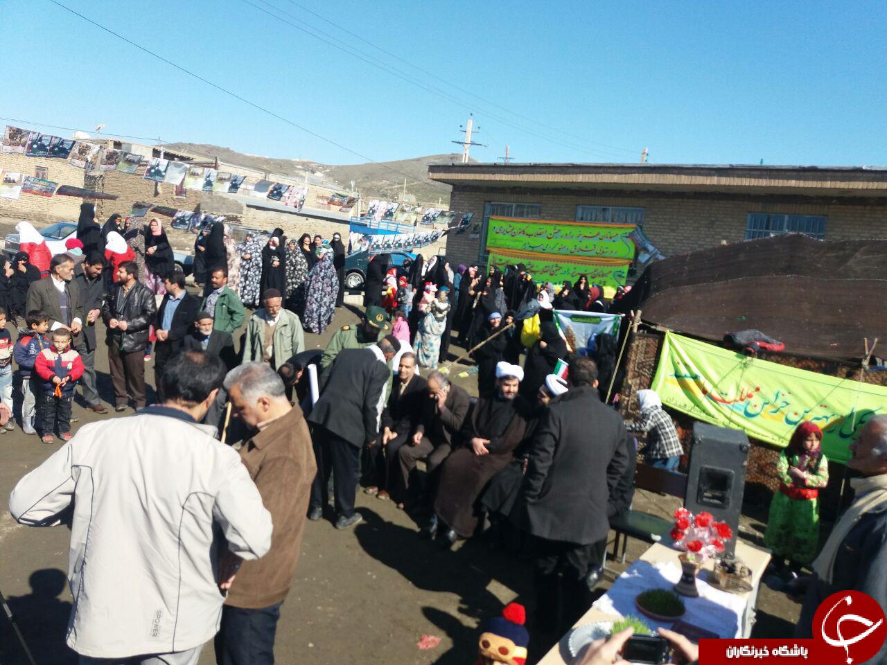 جشن پیروزی انقلاب در روستای قشلاق دهنو + تصاویر
