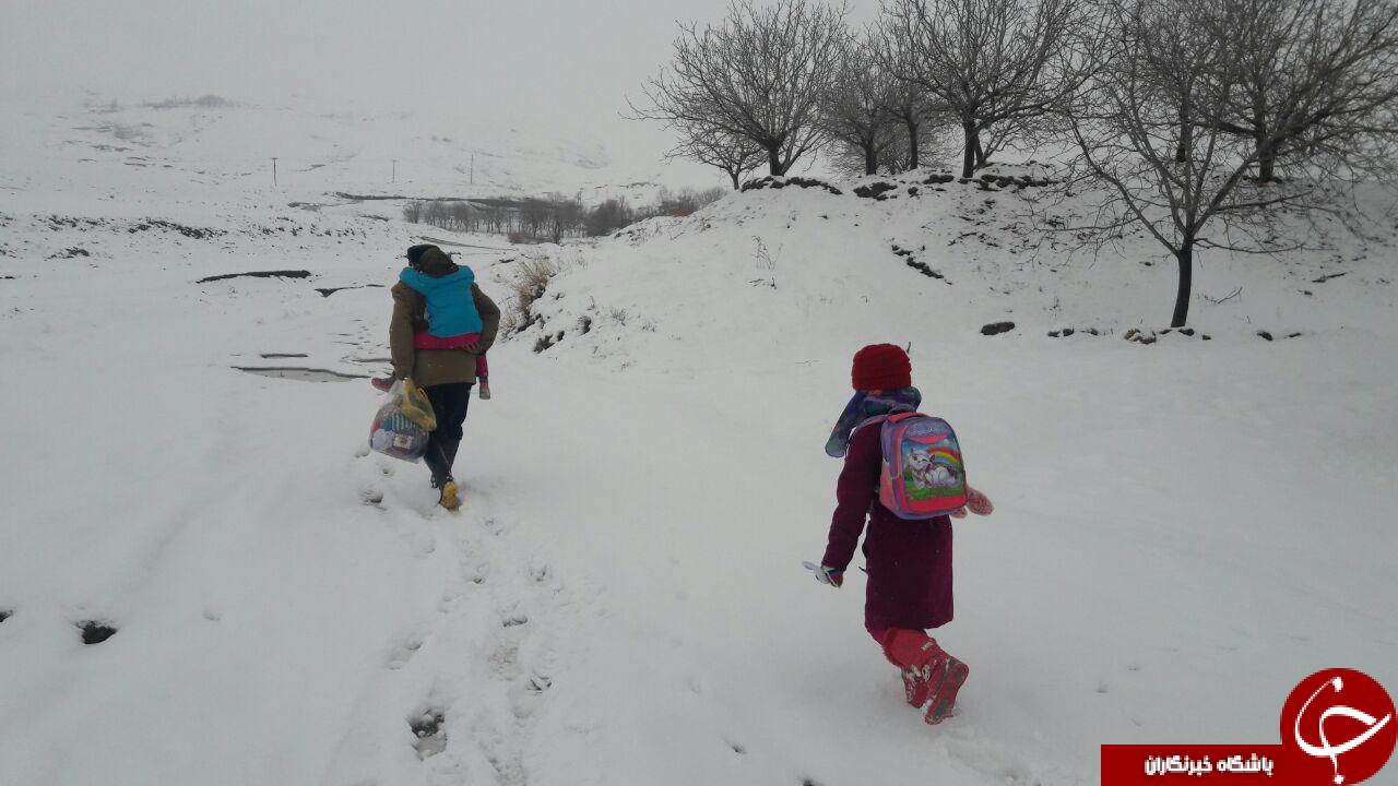 وضعیت اسفناک راه روستای گوانله اسدآباد + تصاویر