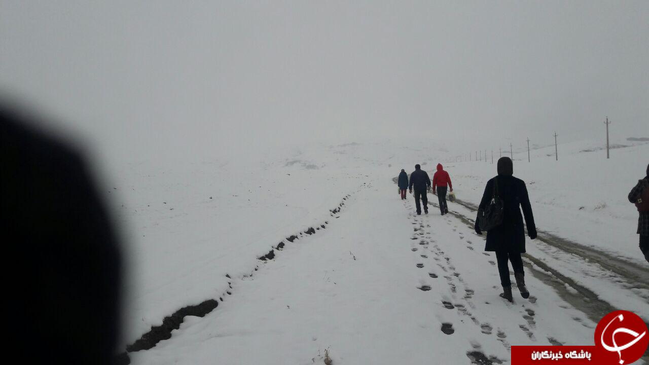 وضعیت اسفناک راه روستای گوانله اسدآباد + تصاویر