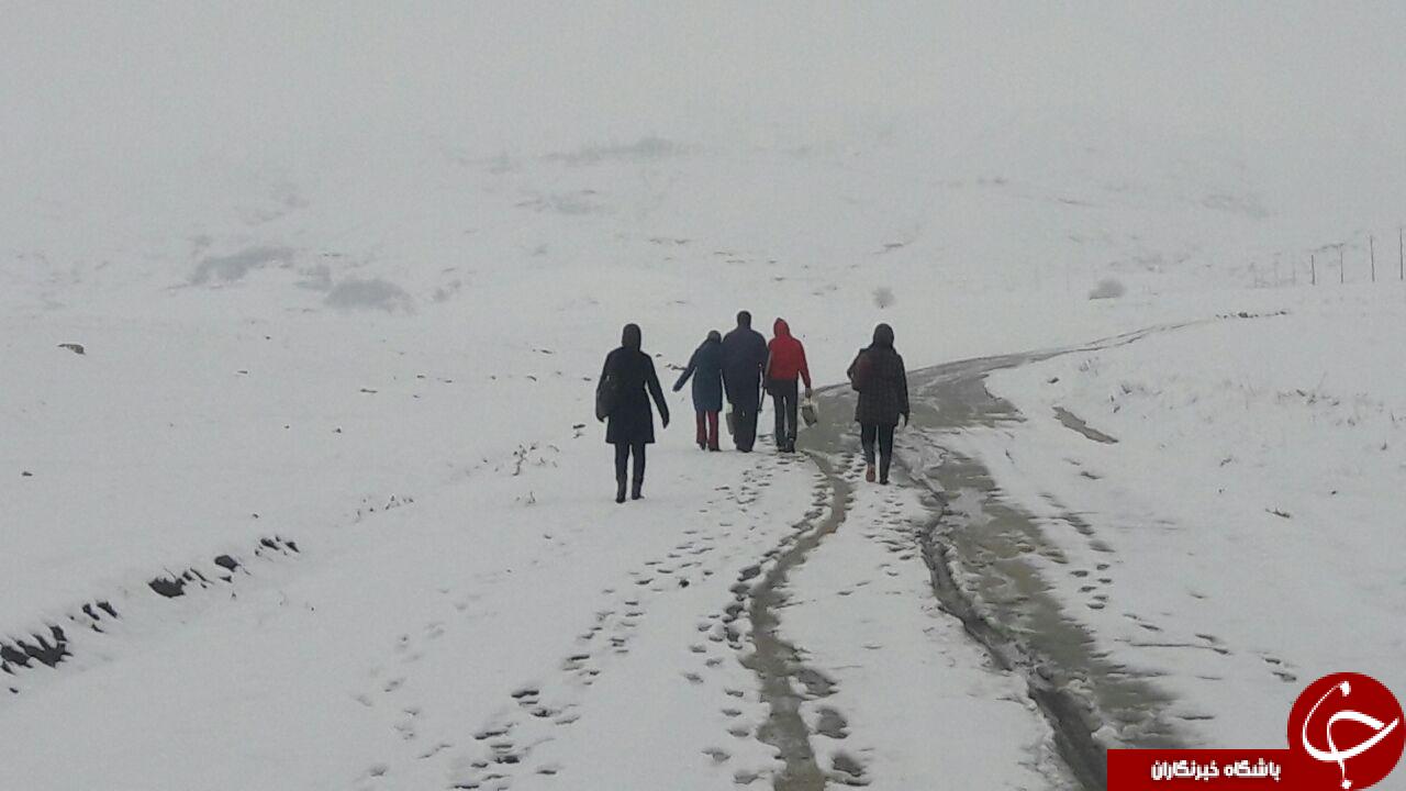 وضعیت اسفناک راه روستای گوانله اسدآباد + تصاویر